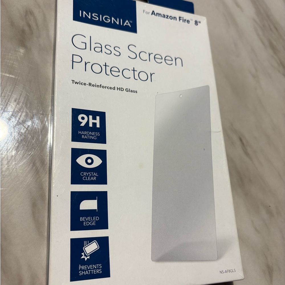Glass Screen Protector for Amazon Fire 8" - Clear